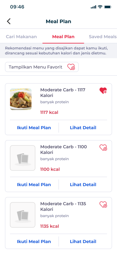 Meal Plans & Saved Meals screenshot 7